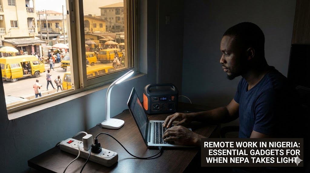 Remote Work in Nigeria: Essential Gadgets for When NEPA Takes Light
